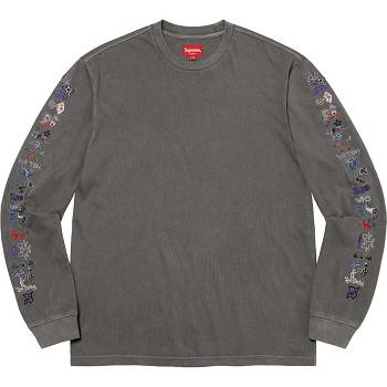 Black Supreme AOI Icons L/S Top Sweaters | Supreme 317LH